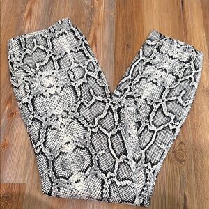 Varley Snakeskin Print Leggings